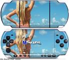 Sony PSP 3000 Skin - Kayla DeLancey Pink Bikini 12