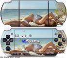 Sony PSP 3000 Skin - Kayla DeLancey White Bikini 42