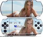 Sony PSP 3000 Skin - Kayla DeLancey White Bikini 58