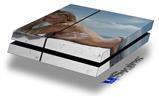 Vinyl Decal Skin Wrap compatible with Sony PlayStation 4 Original Console Kayla DeLancey Beach Denim 54 (PS4 NOT INCLUDED)