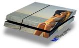 Vinyl Decal Skin Wrap compatible with Sony PlayStation 4 Original Console Kayla DeLancey Sunset Beach 52 (PS4 NOT INCLUDED)