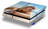 Vinyl Decal Skin Wrap compatible with Sony PlayStation 4 Original Console Kayla DeLancey White Bikini 57 (PS4 NOT INCLUDED)
