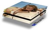 Vinyl Decal Skin Wrap compatible with Sony PlayStation 4 Original Console Kayla DeLancey Yellow Bikini 46 (PS4 NOT INCLUDED)