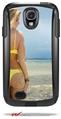 Kayla DeLancey Yellow Bikini 39 - Decal Style Vinyl Skin fits Otterbox Commuter Case for Samsung Galaxy S4 (CASE SOLD SEPARATELY)