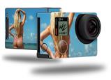 Kayla DeLancey Pink Bikini 12 - Decal Style Skin fits GoPro Hero 4 Black Camera (GOPRO SOLD SEPARATELY)