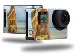 Kayla DeLancey Yellow Bikini 39 - Decal Style Skin fits GoPro Hero 4 Black Camera (GOPRO SOLD SEPARATELY)