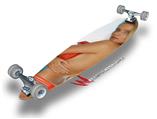 Kayla DeLancey Orange Bikini 13 - Decal Style Vinyl Wrap Skin fits Longboard Skateboards up to 10"x42" (LONGBOARD NOT INCLUDED)
