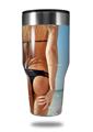 Skin Decal Wrap for Walmart Ozark Trail Tumblers 40oz Kayla DeLancey Black Bikini 7 (TUMBLER NOT INCLUDED) by WraptorSkinz