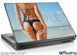 Laptop Skin (Large) - Kayla DeLancey Black Bikini 7