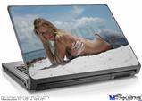 Laptop Skin (Large) - Kayla DeLancey Beach Denim 54