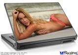 Laptop Skin (Large) - Kayla DeLancey Pink Bikini 18