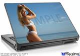 Laptop Skin (Large) - Kayla DeLancey White Bikini 29