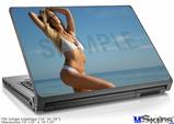 Laptop Skin (Large) - Kayla DeLancey White Bikini 30