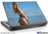 Laptop Skin (Large) - Kayla DeLancey White Bikini 32