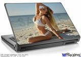 Laptop Skin (Large) - Kayla DeLancey White Bikini 37
