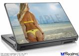 Laptop Skin (Large) - Kayla DeLancey Yellow Bikini 39