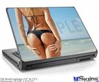 Laptop Skin (Small) - Kayla DeLancey Black Bikini 7