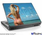 Laptop Skin (Small) - Kayla DeLancey Pink Bikini 12