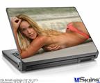 Laptop Skin (Small) - Kayla DeLancey Pink Bikini 18