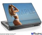 Laptop Skin (Small) - Kayla DeLancey White Bikini 29