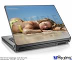 Laptop Skin (Small) - Kayla DeLancey Yellow Bikini 45