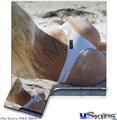 Decal Skin compatible with Sony PS3 Slim Kayla DeLancey White Bikini 35