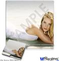 Decal Skin compatible with Sony PS3 Slim Kayla DeLancey White Dress 59