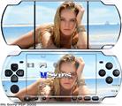 Sony PSP 3000 Skin - Kayla DeLancey White Bikini 57