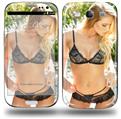 Kayla DeLancey Black Lace 20 - Decal Style Skin (fits Samsung Galaxy S III S3)