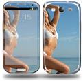 Kayla DeLancey White Bikini 30  - Decal Style Skin (fits Samsung Galaxy S III S3)