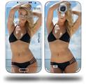 Kayla DeLancey Black Bikini 1 - Decal Style Skin (fits Samsung Galaxy S IV S4)