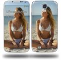 Kayla DeLancey White Bikini 38 - Decal Style Skin (fits Samsung Galaxy S IV S4)