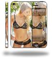 Kayla DeLancey Black Lace 20 - Decal Style Vinyl Skin (fits Apple Original iPhone 5, NOT the iPhone 5C or 5S)