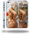 Kayla DeLancey Red Bikini 8 - Decal Style Vinyl Skin (fits Apple Original iPhone 5, NOT the iPhone 5C or 5S)