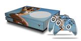 WraptorSkinz Decal Skin Wrap Set works with 2016 and newer XBOX One S Console and 2 Controllers Kayla DeLancey White Bikini 30