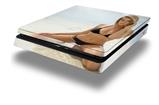 Vinyl Decal Skin Wrap compatible with Sony PlayStation 4 Slim Console Kayla DeLancey Black Bikini 3 (PS4 NOT INCLUDED)