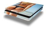 Vinyl Decal Skin Wrap compatible with Sony PlayStation 4 Slim Console Kayla DeLancey Black Bikini 7 (PS4 NOT INCLUDED)