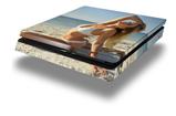 Vinyl Decal Skin Wrap compatible with Sony PlayStation 4 Slim Console Kayla DeLancey White Bikini 37 (PS4 NOT INCLUDED)