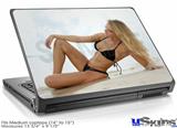Laptop Skin (Medium) - Kayla DeLancey Black Bikini 5