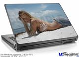 Laptop Skin (Medium) - Kayla DeLancey Beach Denim 54