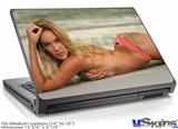 Laptop Skin (Medium) - Kayla DeLancey Pink Bikini 18