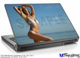Laptop Skin (Medium) - Kayla DeLancey White Bikini 30