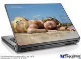 Laptop Skin (Medium) - Kayla DeLancey Yellow Bikini 45