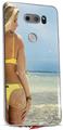 Skin Decal Wrap for LG V30 Kayla DeLancey Yellow Bikini 39