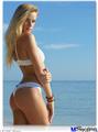 Poster 18"x24" - Kayla DeLancey White Bikini 32