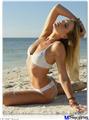 Poster 18"x24" - Kayla DeLancey White Bikini 37
