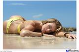 Poster 36"x24" - Kayla DeLancey Yellow Bikini 45