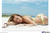 Poster 36"x24" - Kayla DeLancey Yellow Bikini 47