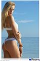 Poster 24"x36" - Kayla DeLancey White Bikini 32