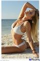 Poster 24"x36" - Kayla DeLancey White Bikini 37
